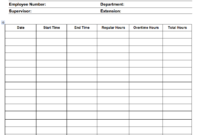 6 Free Timesheet Templates For Tracking Employee Hours In Employee Time Log Template