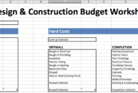 8 Best Free Construction Estimate Templates In Best Building Cost Spreadsheet Template