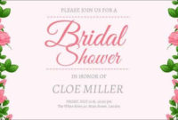 Bridal Shower To Do List Templates Free Word Pdf Format Intended For Bridal Shower Agenda Template