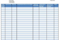Change Log Templates 10 Free Printable Word Excel Pdf Regarding Change Management Log Template