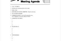Club Meeting Agenda Template 7 Free Word Pdf Documents Pertaining To Booster Club Meeting Agenda Vorlage