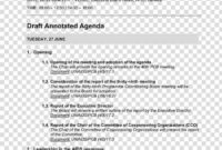 Editable Paper Agenda Template Document Meeting Agenda Within Dental Office Meeting Agenda Template