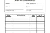Equipment Maintenance Log Template 20 Free Templates In With Regard To Machinery Maintenance Log Template