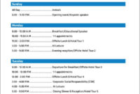Free 11 Event Agenda Samples Templates In Pdf Intended For Agenda Template For Event