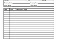 Free 6 Communication Log Samples In Pdf Ms Word With Regard To Awesome Staff Communication Log Template