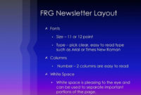Free Creating Frg Newsletters Ppt Download Frg Meeting Pertaining To Frg Meeting Agenda Template