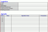 Free Meeting Agenda Templates Within Multi Day Meeting Agenda Template