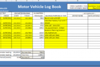 Log Book Vehicle Atotaxrates For Free Car Expense Log Book Template