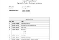 Management Meeting Agenda Template – 10 Free Word Pdf Intended For Management Meeting Agenda Template