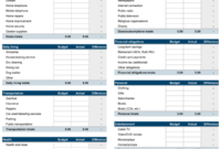 Monthly Budget Planner Free Budget Spreadsheet For Excel With Regard To Cost Of Living Budget Template