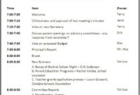Pin On Parent Club With School Board Meeting Agenda Template