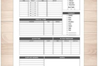 Printable Elderly Care Daily Care Sheet Caregiver Sheet Intended For Amazing Home Health Care Daily Log Template