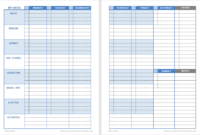 Printable Weekly Student Planners For Middle School Agenda Template