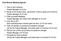 Quick Guide To Post Mortem Meetings Tribus Real Estate Intended For Post Mortem Meeting Agenda Template