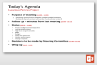 Steering Committee Meeting Presentation For Printable It Steering Committee Agenda Template
