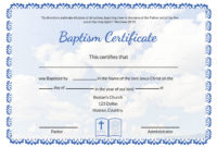 001 Certificate Of Baptism Template Unique Ideas Broadman Inside Christian Certificate Template