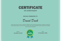 10 Achievement Certificates Example Psd Design Template Inside Free Word Certificate Of Achievement Template