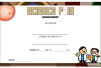 10 Amazing Science Fair Winner Certificate Template Ideas For Science Achievement Certificate Templates