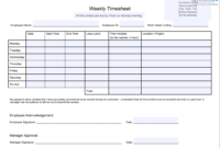 10 Best Timesheet Templates To Track Work Hours With Work Hours Log Template