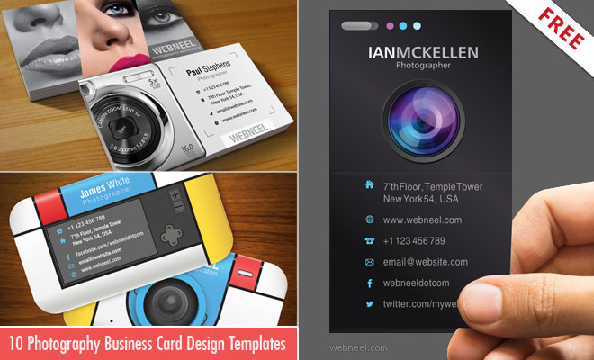 10 Business Card Design Templates For Photographers For Free Business Card Templates For Photographers