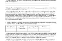 10 Business Partnership Agreement Templates In Google Intended For Business Partnership Agreement Template Pdf