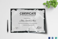 10 Certificate Of Achievement In Word Photoshop Inside Amazing Certificate Of Achievement Template Word