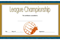 10 Certificate Of Championship Template Designs Free Throughout Quality 10 Free Printable Softball Certificate Templates
