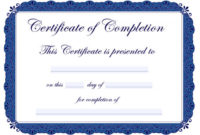 10 Certificate Of Completion Templates Free Download Inside Amazing Handwriting Certificate Template 10 Catchy Designs