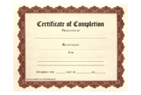 10 Certificate Of Completion Templates Free Download With Free Certificate Of Completion Free Template Word