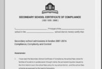 10 Certificate Of Compliance Psd Word Designs Design Inside Certificate Of Compliance Template