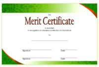 10 Certificate Of Merit Templates Editable Free Download For Awesome Scholarship Certificate Template