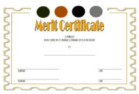 10 Certificate Of Merit Templates Editable Free Download In Scholarship Certificate Template