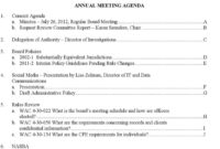 10 Client Meeting Agenda Templates Free Download Throughout Annual Board Meeting Agenda Template