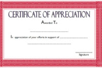 10 Editable Certificate Of Appreciation Templates Free Regarding Free Template For Certificate Of Recognition