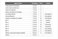 10 Free Meeting Agenda Templates Word And Google Docs For Free Board Of Directors Meeting Agenda Template