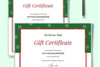 10 Holiday Gift Certificate Templateillustrator With Quality Gift Certificate Template Publisher