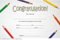 10 Kindergarten Graduation Certificates To Print Free Throughout 10 Kindergarten Diploma Certificate Templates Free