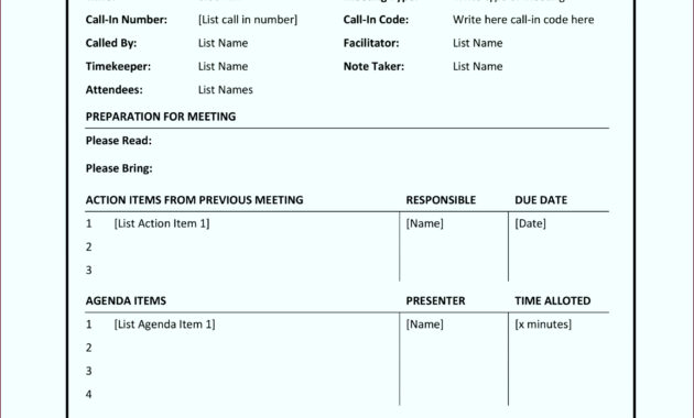 10 One On One Staff Meeting Agenda Template Template In 1 On 1 Meeting Agenda Template