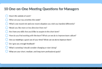 10 Oneonone Meeting Templates For Engaged Teams Inside One On One Meeting Agenda Template