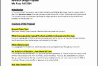 10 Research Plan Template Sampletemplatess Throughout Amazing Research Project Proposal Template