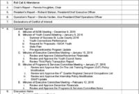 11 Board Of Directors Meeting Agenda Templates Free Download Intended For Free First Board Meeting Agenda Template