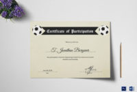 11 Football Certificate Templates Free Word Pdf For Awesome Soccer Certificate Template Free 21 Ideas
