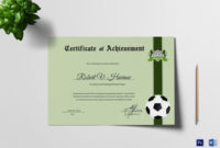 11 Football Certificate Templates Free Word Pdf Throughout Awesome Soccer Certificate Template Free 21 Ideas