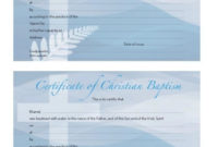 12 Baptism Certificate Templates Free Printable Word With Printable Baptism Certificate Template Word Free