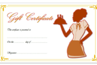 12 Free Printable Restaurant Gift Certificate Templates For Free Dinner Certificate Template Free