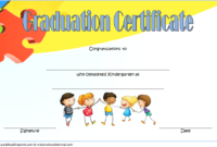 14 Kindergarten Graduation Certificate Templates Free Intended For Printable Kindergarten Graduation Certificate Printable