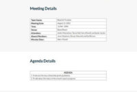 15 Free Board Meeting Minutes Templates Microsoft Word For Best First Nonprofit Board Meeting Agenda Template