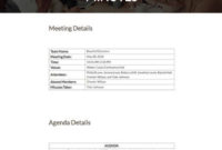 15 Free Board Meeting Minutes Templates Microsoft Word For Best First Nonprofit Board Meeting Agenda Template