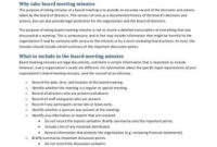 15 Non Profit Meeting Minutes Templates In Google Docs With Regard To Printable Non Profit Board Meeting Agenda Template