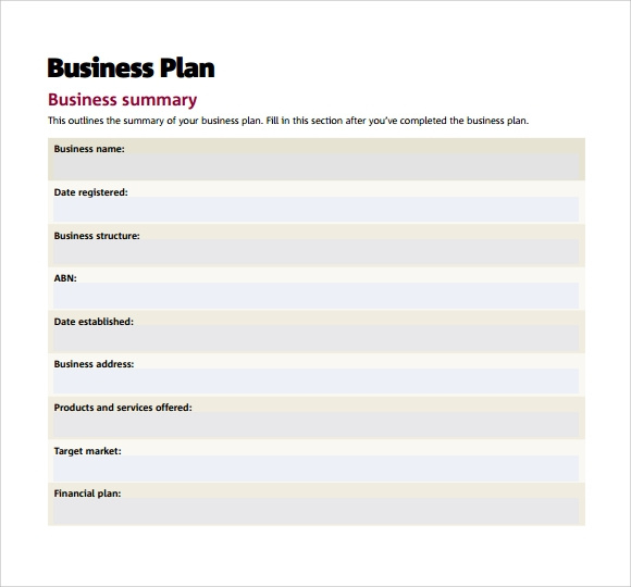 16 Sample Small Business Plans Sample Templates Throughout Simple Startup Business Plan Template